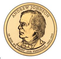 2011 (P) Presidential $1 Coin - Andrew Johnson